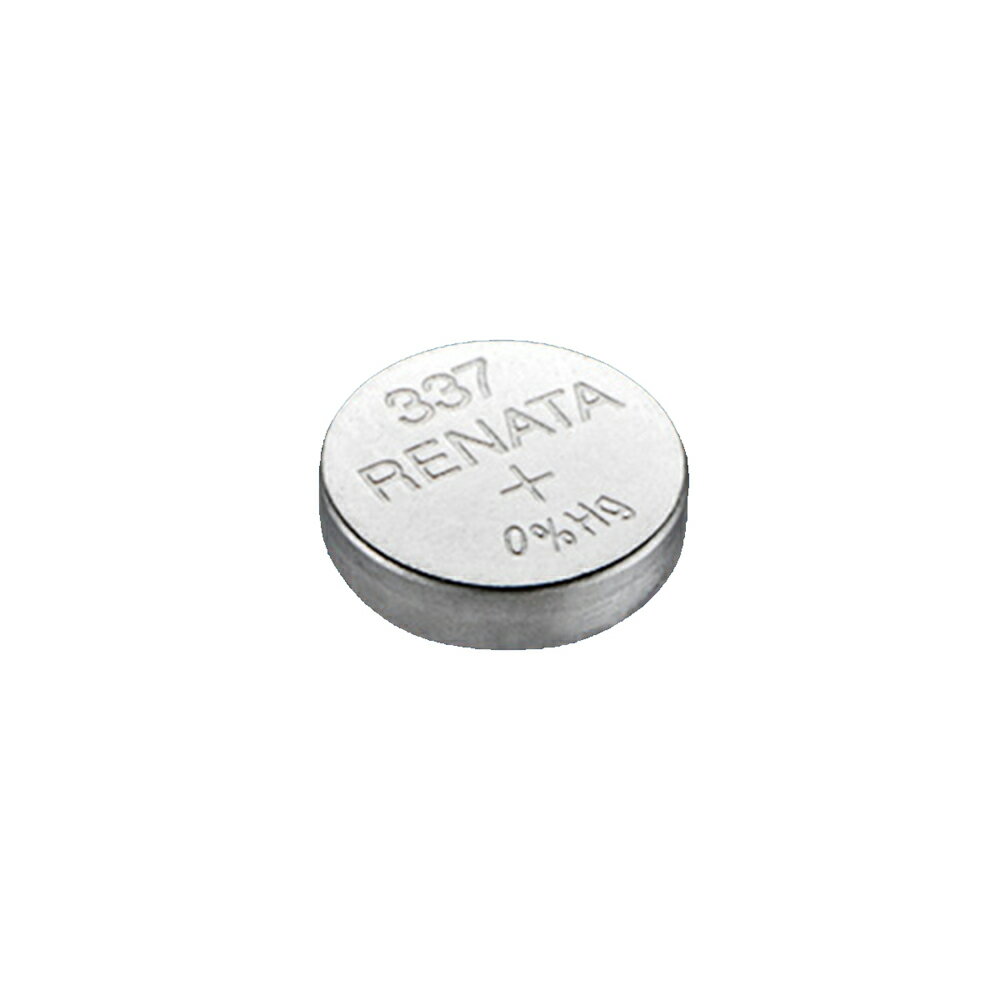 renata 337(SR416SW) 1個 バラ売り コイン型ボタン電池 時計用電池 LEDライト 電子機器など (at_4237-01)Y