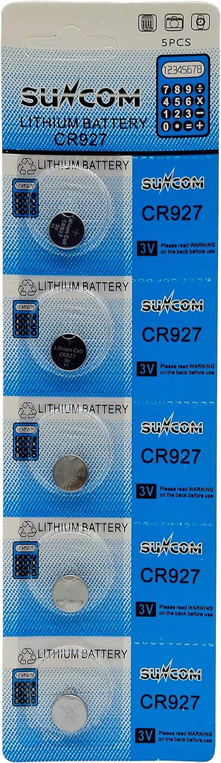 [ボタン電池] SUNCOM リチウム電池 3V CR927 2シート10個（3606-10)Y