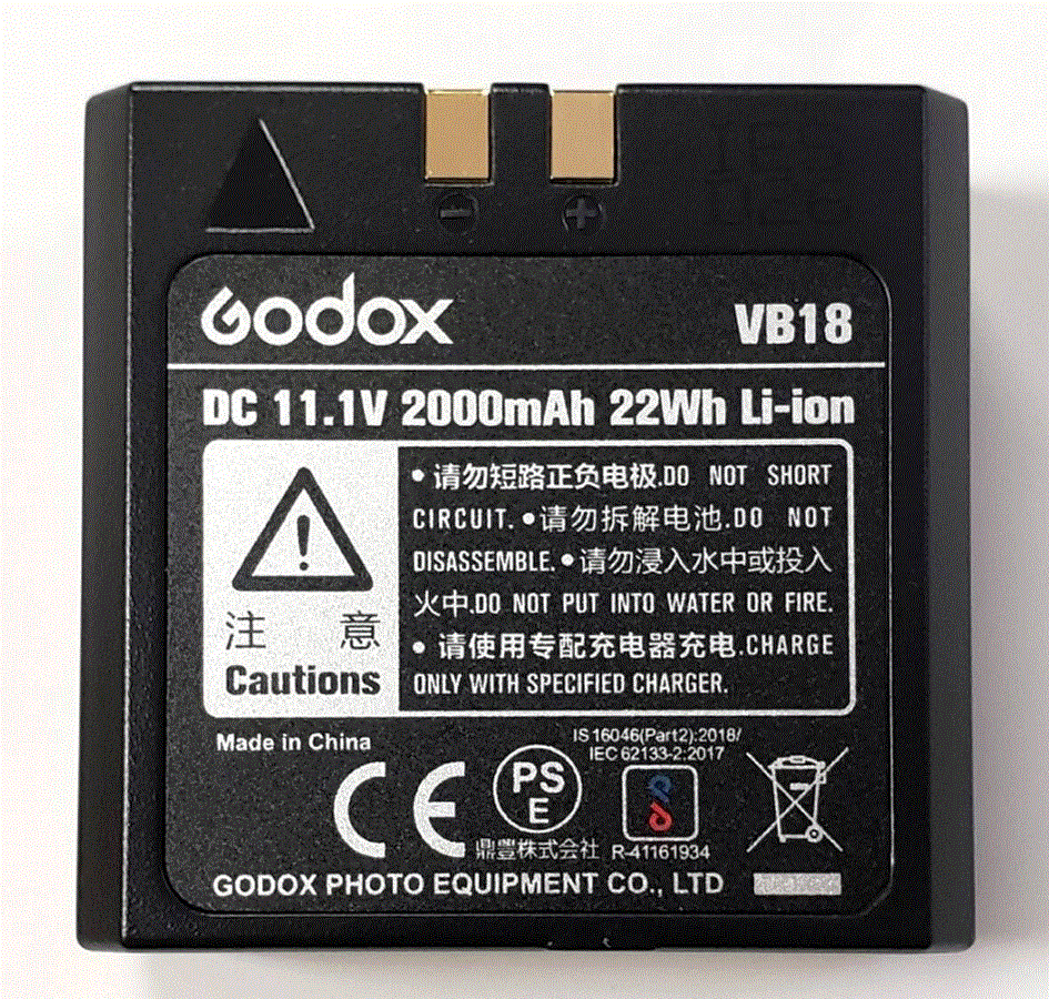 GODOX ゴドックス VB18 電池 V850 V860C用 リチウム バッテリー