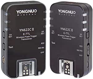 [Yongnuo] YONGNUO ワイアレスフラッシュトリガー ETTL YN622C II ハイスピードシンクロ HSS 1/8000s Canonカメラ用 (S-105)