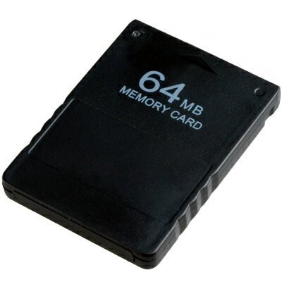 PS2 専用 メモリカード 64mb PlayStation2 Memorycard 8倍のセーブデータ保存可能 プレステ2用 純正品ではございません at_0222-00 