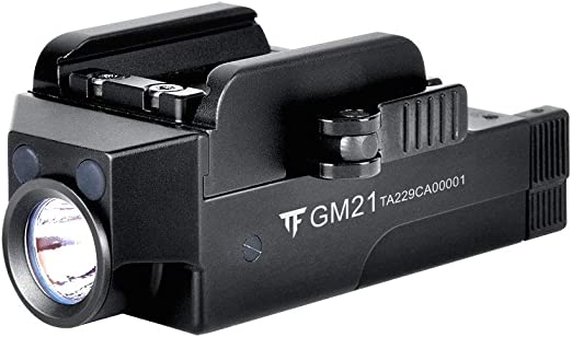 [TrustFire] GM21ピストルライト、 MaX 510ルーメン 充電式ウェポンライト CREE XP-L HI CW 搭載 フラッシュライト タクティカル 懐中電灯 サバイバルゲーム フラッシュライト 充電池内蔵 USB充電ケーブル付き (Trustfire GM21) (SSS-01)のサムネイル