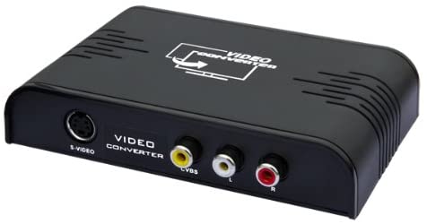 LKV381 HDMI to Composite/S-Video Converter / HDMI出力をS端子をコンポジット(赤白黄)入力へ変換 デジタルからアナログ変換 (0294-03)