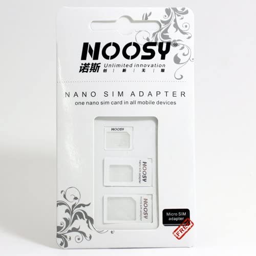 ]Nano SIM MicroSIM 変換アダプタ For iPhone 5 4S 4 ナノシム→SIMカードorMicroSIM MicroSIM→SIMカード+ SIMピン 4点セット (ホワイト)　SIM 取り出しツール付き (2621-WH)Y