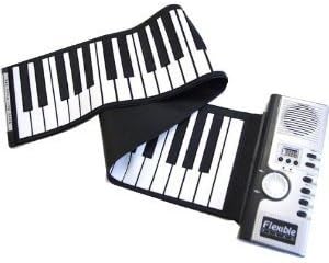ロールピアノ くるくる巻ける 電子ロールピアノ 電子ピアノ 持ち運びロールピアノ 61キー ロールピアノ (at_2763-00)
