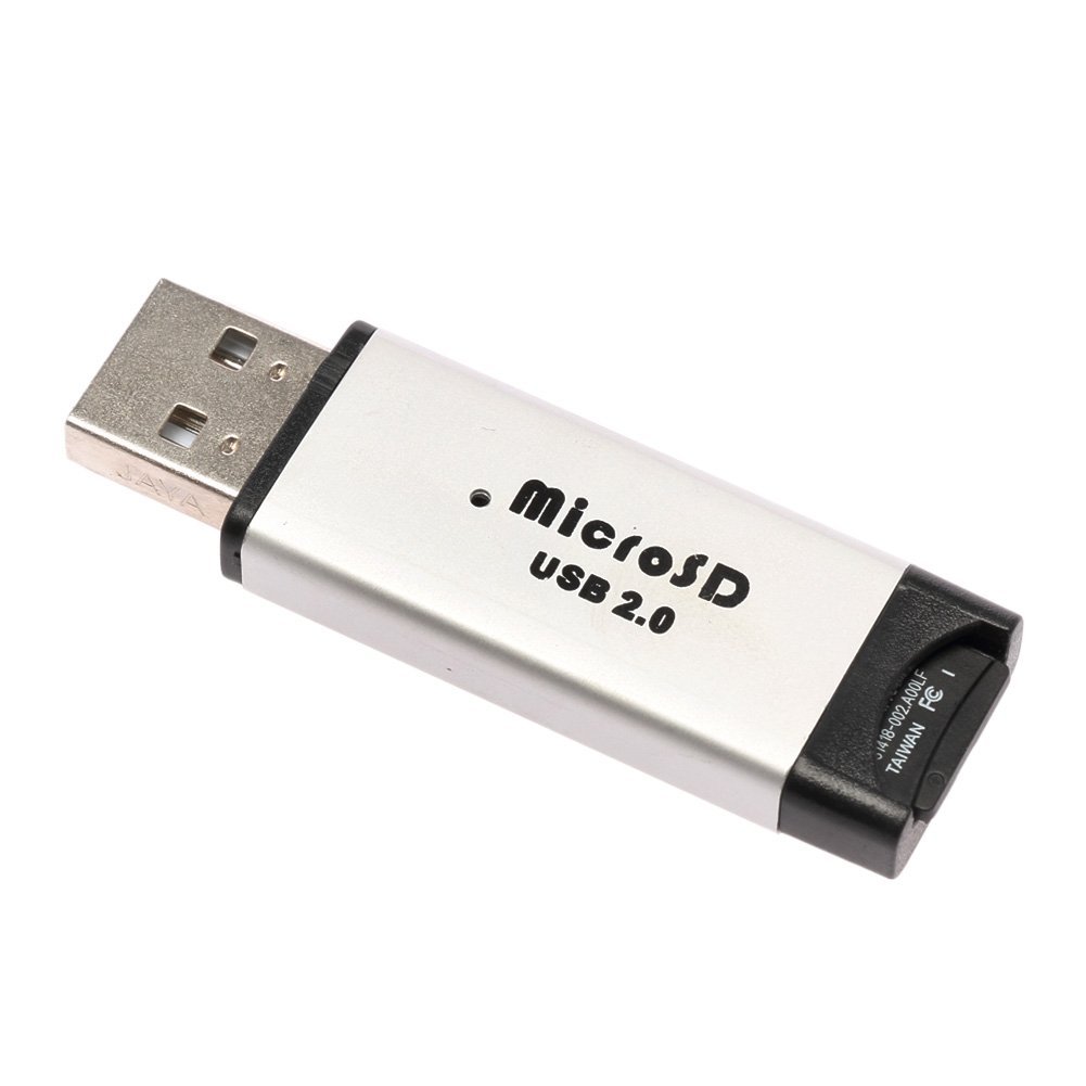 microSD TF カード 対応 USB 2.0 カードリーダー マイクロSD TF Card Reader SDスロットがない USBから読み込む ノートPCなどで便利アイテム