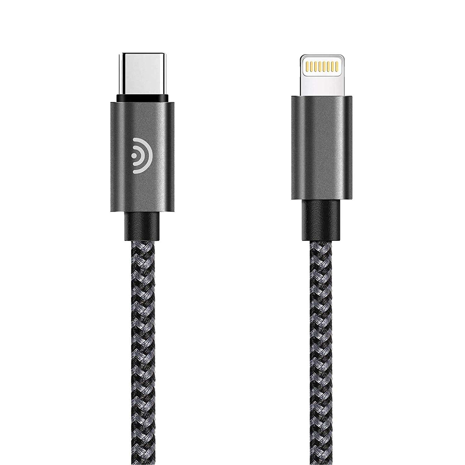 [Wiredix][1.2m] PD ケーブル ライトニングケーブルから USBtype-Cへ変換 Lightning to USB C急速充電 ケーブル (1.2m) （グレー）(at_4141-00)