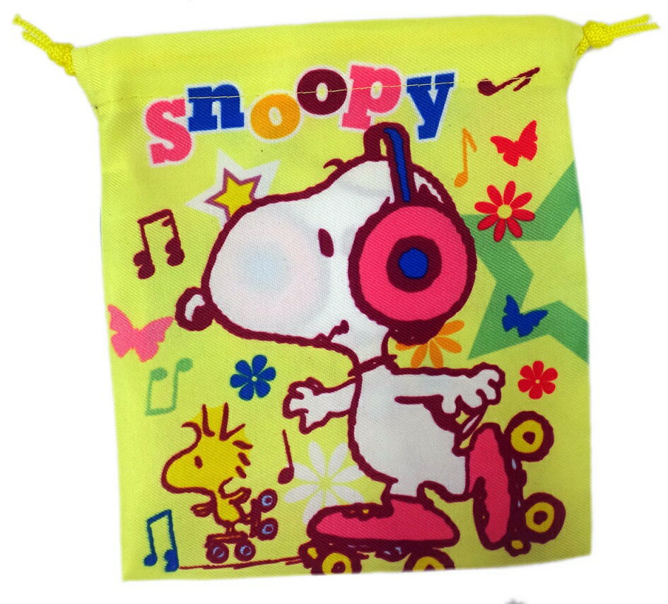 スヌーピー SNOOPYミニ巾着袋 ポーチ 17cm×14cm ピーナッツ スヌーピー 実用性があり コンパクトでかわいい きんちゃくです 保育園 幼稚園 子供会景品 お菓子入れ ちょっとしたものを入れるのに便利(0140-H1)Y