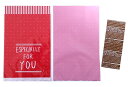 バレンタイングッズ ビニールバック クリアプチハート FOR YOUバッグ バレンタイン お菓子作り (wrap-7)(at_0151-H3)Y