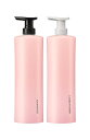 スマートホルダー セット 〔 シャンプー & コンディショナー 〕 ピンク (デザイン No.141) 花王のシャンプー/コンディショナーつめかえ用(ラクラクecoパック) は別売りです 1組 B:ピンク