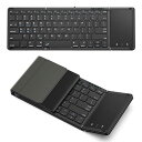 Omikamo キーボード ワイヤレス 折り畳み式 ipad キーボード Bluetooth タッチパッド付き 英語配列 フルサイズ 無線 マルチペアリング Android/iOS/Windows/Mac/Google対応 USB-C充電式 パンタグラフ