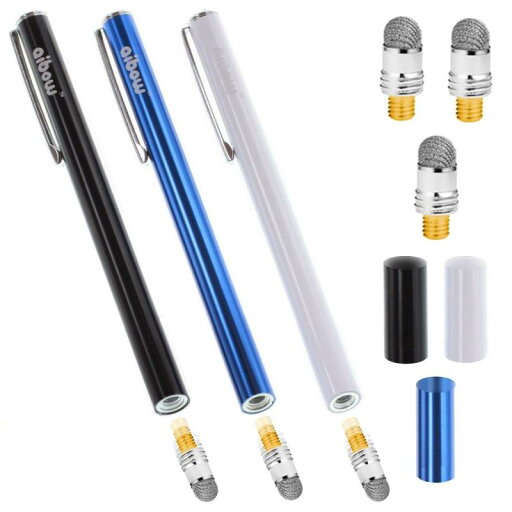 aibow タッチペン スタイラスペン iPad iPhone スマホ Android タブレット Switch 対応 3本+ペン先3個 6mm aibow タッチペン スタイラスペン iPad iPhone スマホ Android タブレット Switch 対応 3本+ペン先3個 6mm