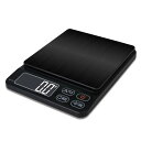 はかり デジタル デジタルスケールはかり 3000g 計量器 0.1g単位 3kg キッチン クッキングスケール (ブラック)(3)