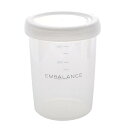 エンバランス ディープ ラウンドコンテナ S 500ml クリア(3)