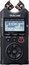 TASCAM(タスカム) DR-40X USBオーディオインターフェース搭載 4ch リニアPCMレコーダー ハンディレコーダー USBマイク Youtube ASMR 24/96ハイレゾ