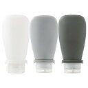 トラベルボトル セット 旅行用 詰め替えボトル 90ml シャンプーボトル トラベルセット 液漏れを防ぐ特殊構造 機内持ち込み シャンプー シリコン製 液体入れ ラベルコンテナー 3個セット 透