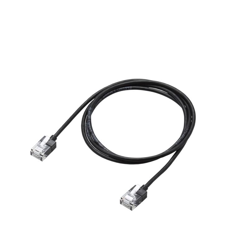 エレコム LANケーブル CAT6A 1m スーパースリム ブラック ECLD-GPASSBK1