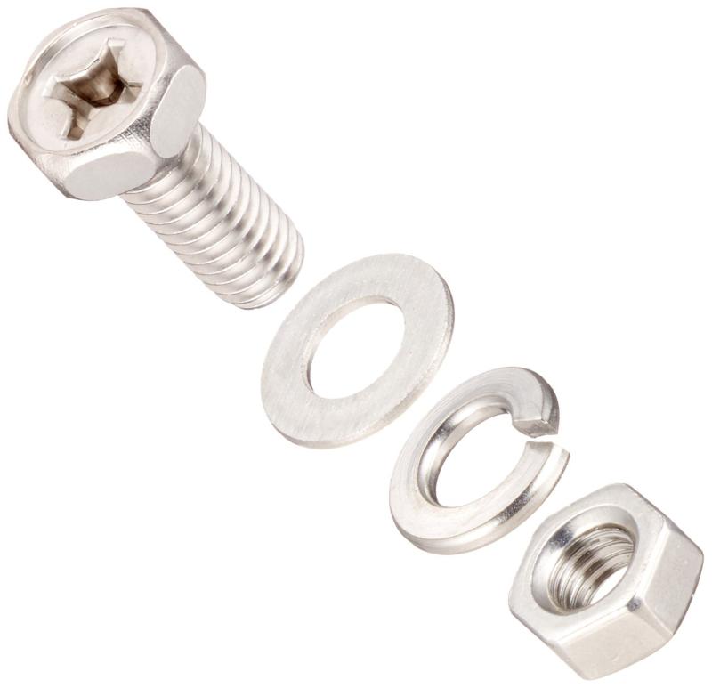 エーモン(amon) ステンレスボルトセット ピッチ1.0mm 6φ 長さ15mm 4セット S786(2)