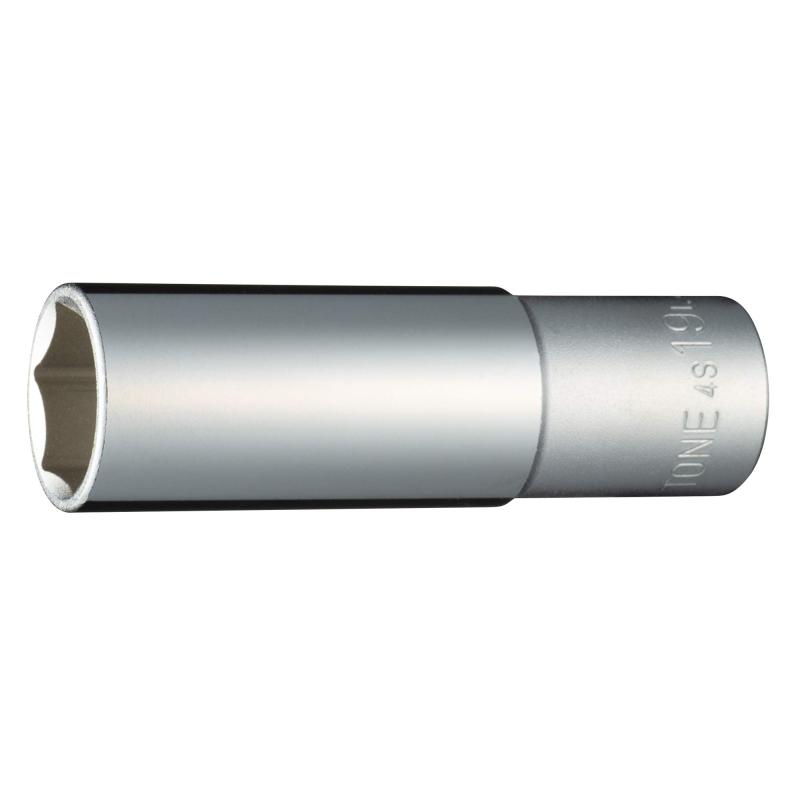 Rakuten - トネ(TONE) ディープソケット(6角) 4S-19L 差込角12.7mm(1/2") 二面幅19mm