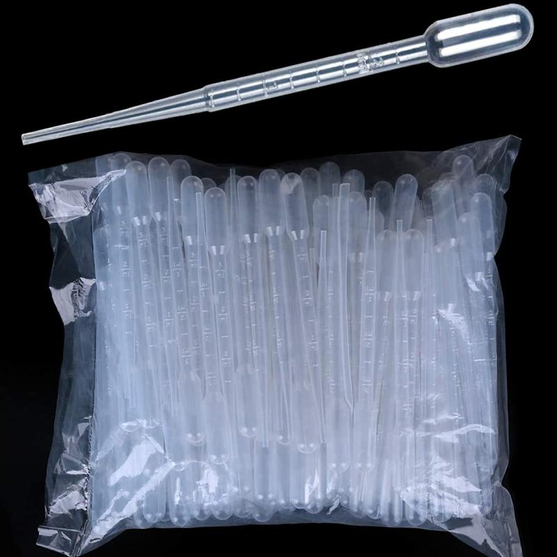 Rakuten - スポイト ピペット プラスチック製 2mL 100本 ロング 目盛り付き 使い捨て 科学実験用 自由研究用 透明ピペット