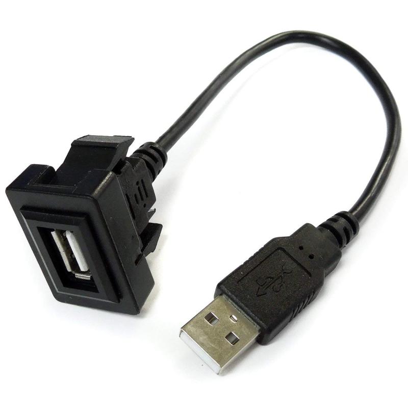 トヨタ ダイハツ 日産 対応 スイッチホール USBポート ナビ オーディオ 接続通信 パネル USB電源 Aタイ..