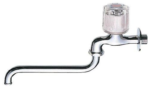 Rakuten - SANEI 【自在水栓】 呼び13 クリスタルハンドル レッド POS付 JA10JC-13-R
