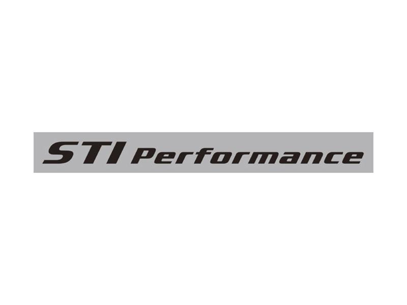 SUBARU【スバル純正】STI 【パフォーマンスステッカーミニ(ブラック)】