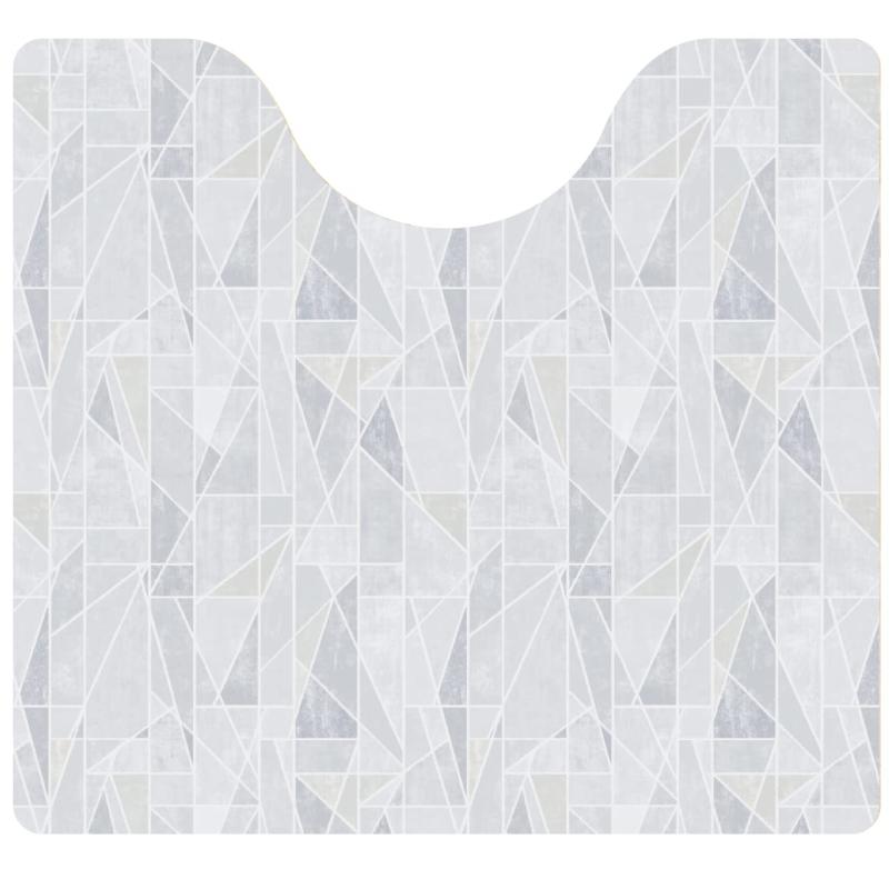 ヨコズナクリエーション 拭ける 透明 トイレマット 完全防水 アルコール除菌剤OK 床傷防止 防炎 (クリ..