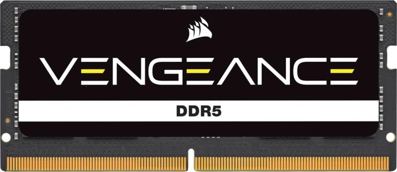 CORSAIR VENGEANCE SODIMM DDR5 メモリ 24GB(24GB×1)最大4800MHz対応 Intel XMP対応 CL40 ノートPC用 ブラック CMSX24GX5M1A4800C40