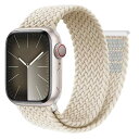 編組ソロループ コンパチブル アップルウォッチ バンド レディース/メンズ、コンパチブル Apple watch バンド Ultra2 Ultra 49mm se 10 9 8 7 5 6 4 3、ナイロン スポーツ ベルト マジックテープ 通気 軽