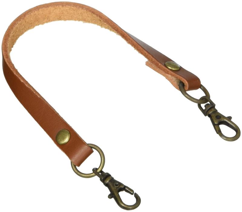 日本紐釦貿易(Nippon Chuko) 本革 口金用持ち手 1本手 アンティークゴールド W約8mm×H約22cm 茶 MAW17-BR-AG 手芸用品 バッグ材料 持ち手本体サイズ: W約8mm×H約22cm素材: 天然皮革(牛革)入数: 1本入生産国: 日本生産国: 日本