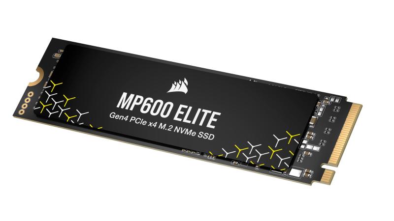 CORSAIR MP600 ELITE 1TB PCIe Gen4 x4 NVMe M.2 SSD 高密度 3D TLC NAND – M.2 2280 ヒートシンクなし PC/ノートパソコン適用 CSSD-F1000GBMP600ENH