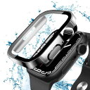 ANYOI 対応 Apple Watch ケース 44mm 防水ケース 3D直角エッジデザイン メッキ加工 アップルウォッチ カバー ガラスフィルム 一体型 アップルウォッチ ケース 耐衝撃 apple watch カバー 全面保護 高透