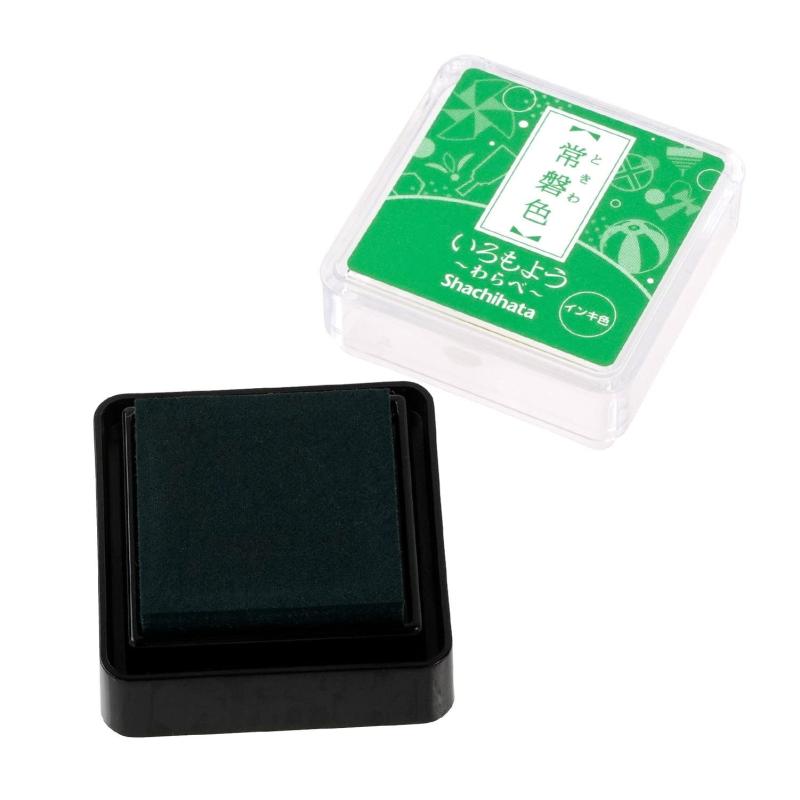 Rakuten - シャチハタ スタンプパッド いろもよう わらべ 常磐色 （ときわいろ） HAC-S1-G