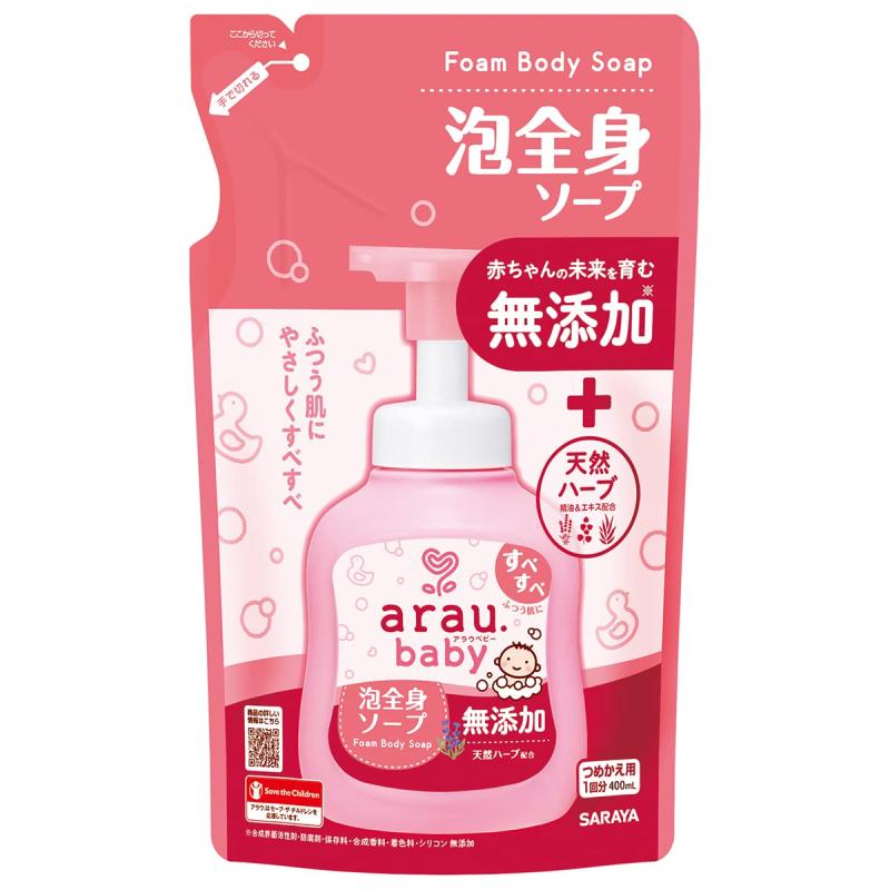 arau.(アラウ)アラウ.ベビー 泡全身ソープ 詰替 400ml