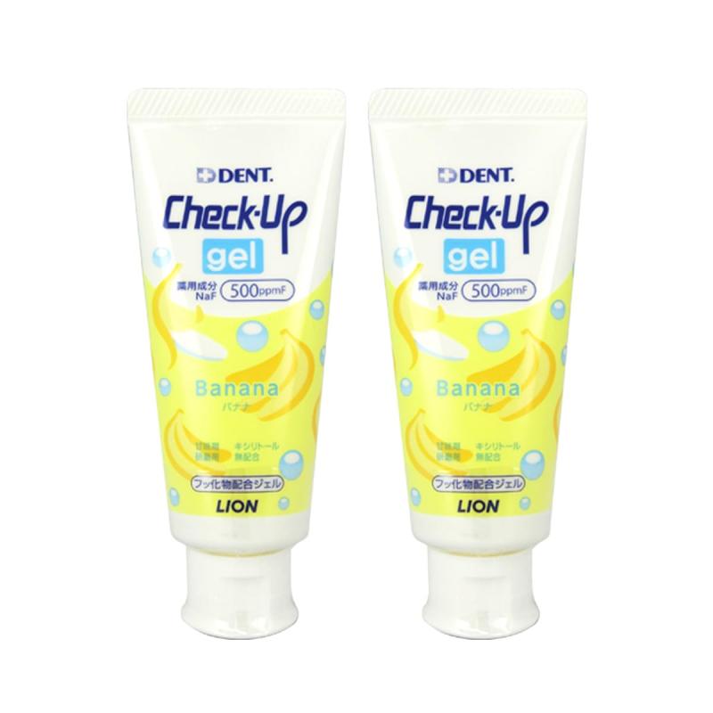 LION ライオン デント チェックアップ ジェル 医薬部外品 バナナ 2本