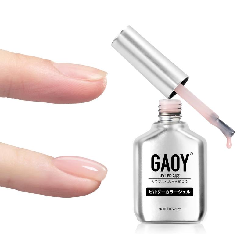 Rakuten - GAOY ビルダージェル 長さだしジェル クリアジェル 16ml ジェルネイル UV・LED対応 補強 長持ち