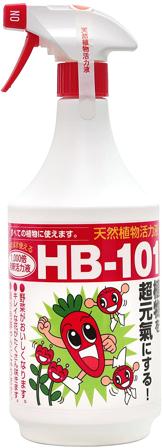 フローラ HB-101 希釈済みタイプ スプレーボトル 1L 植物活力剤 観葉植物 切り花 園芸 家庭菜園 液体肥料 栄養剤 仏花