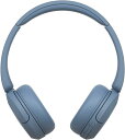 ソニー ソニー(SONY) ワイヤレスヘッドホン WH-CH520:Bluetooth対応/軽量設計 約147g/専用アプリ対応により好みの音質にカスタマイズできる「イコライザー」設定対応/ブルー WH-CH