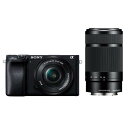 「保証開始 新品 一点限り」SONY デジタル一眼カメラ α6400 ILCE-6400Y(B) ソニー ズームレンズ+ズームレンズ