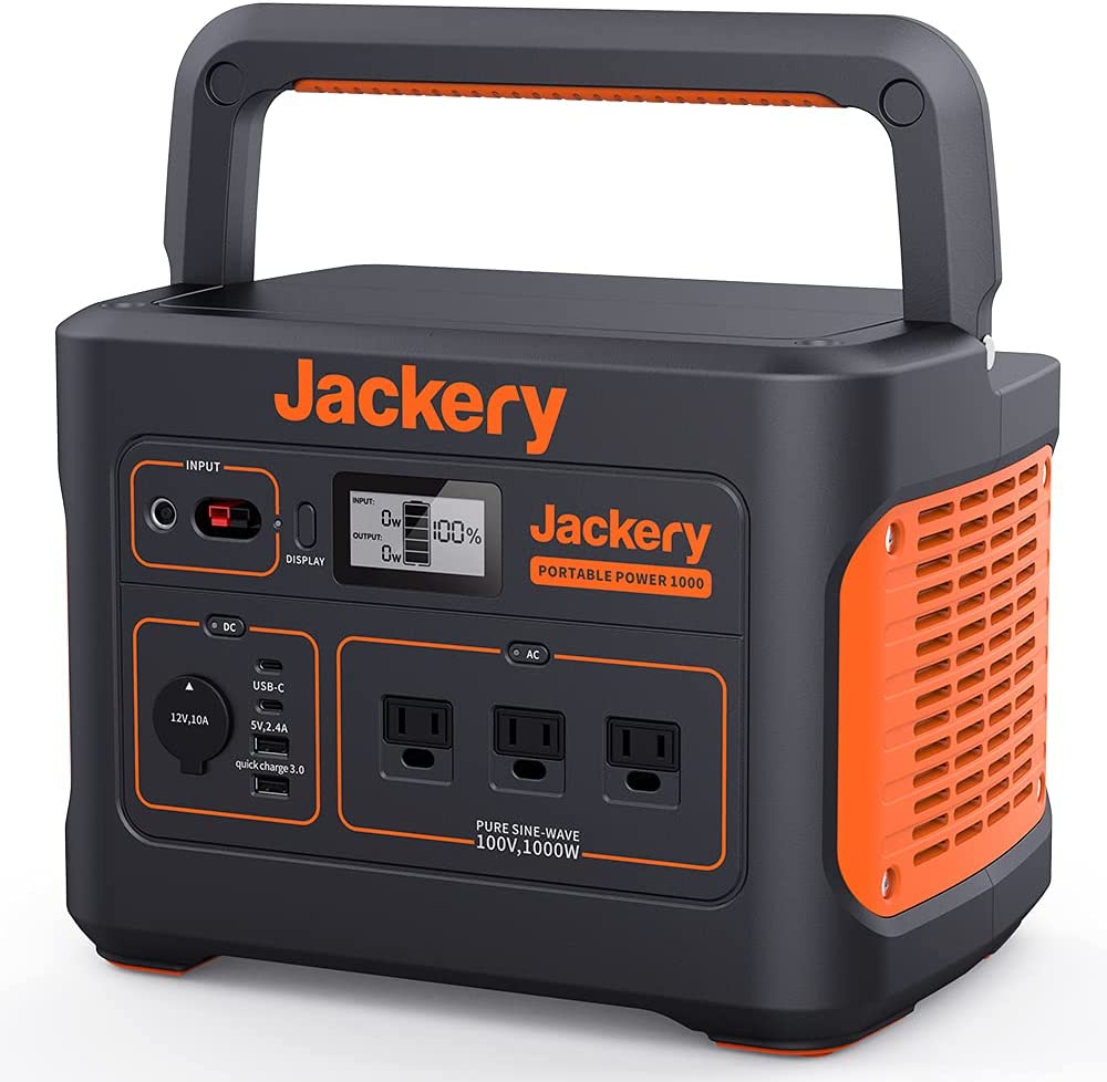 Jackery ポータブル電源1000 発電機 ポータブルバッテリー 大容量 278400mAh/1002Wh バックアップ電源のサムネイル