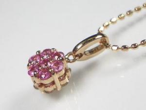 K18PGピンクゴールドピンクサフ...