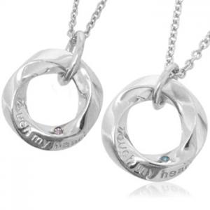 with me ラブメッセージライン ペア ネックレス10P03Dec16【楽ギフ_包装】