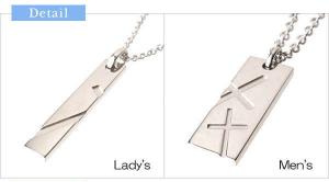 with me クロスプレート ネックレス10P03Dec16【楽ギフ_包装】