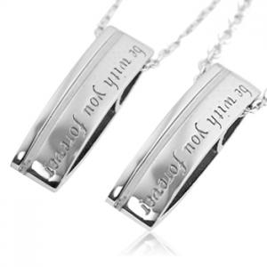 with me. メッセージペア ネックレス10P03Dec16【楽ギフ_包装】