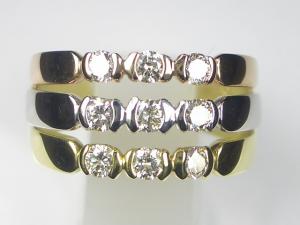 K18WG/PG/YGダイヤ リング10P18Jun16【楽ギフ_包装】(4)