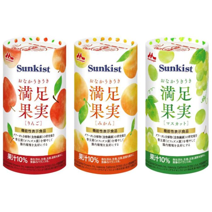 森永乳業クリニコ おなかうきうき満足果実 いろいろセット 125ml×3種×6本