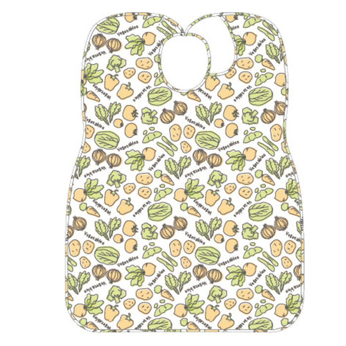 ニシキ 大人用 食事用 エプロン クリーム P9693 大人 洗濯 可能 食事 介護 介護用品 速乾 撥水 防水 乾..