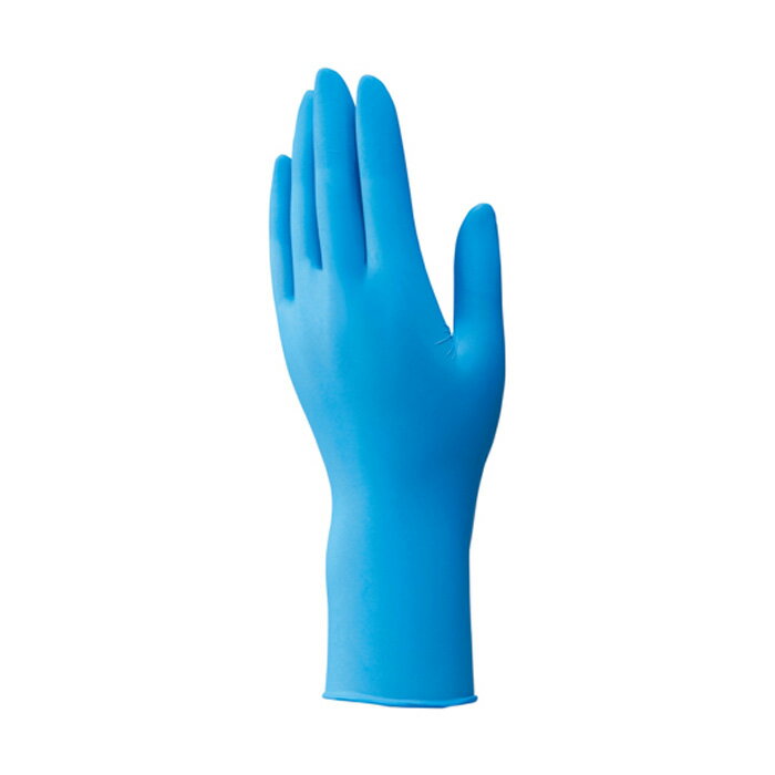 【大特価・在庫処分】 ダンロップホームプロダクツ 粉なしニトリルゴム極うす手袋 NS480 S ブルー 2