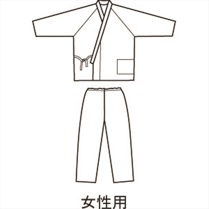 神戸生絲 パジャマ型 ねまき 婦人 M 秋冬 ピンク 女性用 介護用 【メーカー取寄/ご注文後のキャンセル不可】